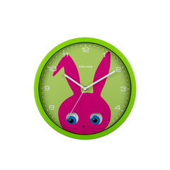 Стенен часовник Karlsson Peekaboo Bunny