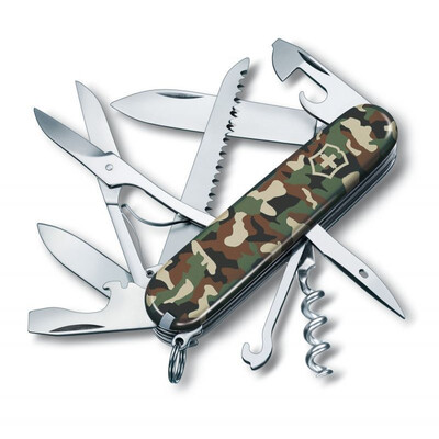 Швейцарски джобен нож Victorinox Huntsman Camouflage 1.3713.94