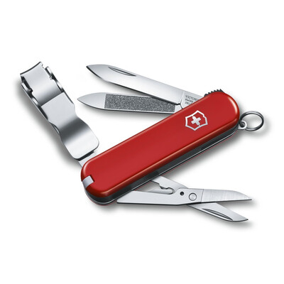 Швейцарски джобен нож Victorinox Nail Clip 580 0.6463, червен
