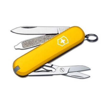 Швейцарски джобен нож Victorinox Classic yellow 0.6223.8