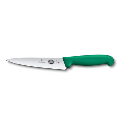 Кухненски нож Victorinox Fibrox универсален, 15 см, зелен