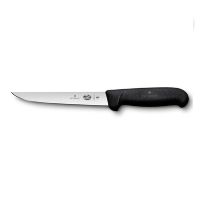 Кухненски нож Victorinox Fibrox за обезкостяване, право острие, 120мм, черен