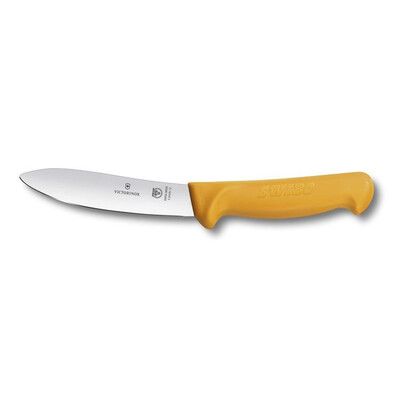 Професионален нож Swibo® за дране на агнета, твърдо и право острие, 13 см