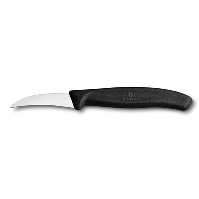 Кухненски нож Victorinox Swiss Classic за оформяне, извито острие 60 мм, черен