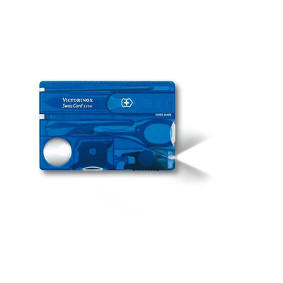 Швейцарски джобен нож-карта Victorinox SwissCard Lite Sapphire