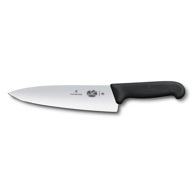 Кухненски нож Victorinox Fibrox универсален, 200 мм, черен