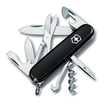 Швейцарски джобен нож Victorinox Climber 1.3703.3, черен