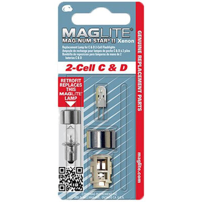 Крушки Maglite 2-Cell C & D, ксенон