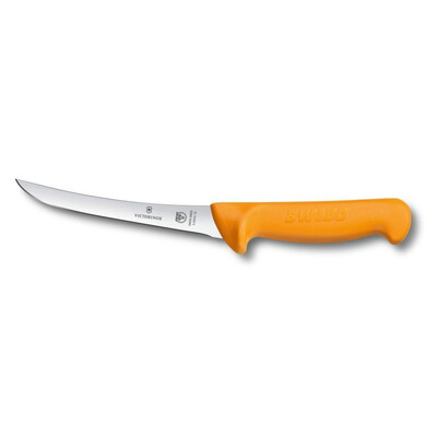 Професионален нож Swibo® за обезкостяване, извито, тясно, полугъвкаво острие, 16 см
