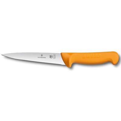 Професионален нож Swibo® за пробождане и рязяне, право, твърдо острие, 15 см