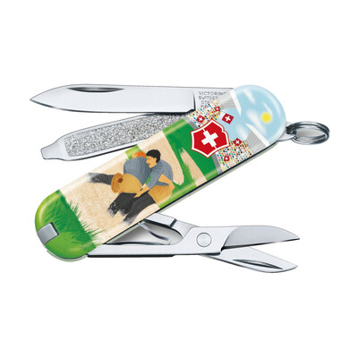 Швейцарски джобен нож Victorinox Classic LE 2020 Swiss Wrestling