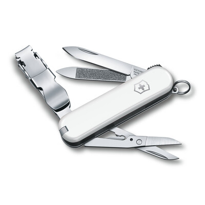 Швейцарски джобен нож Victorinox Nail Clip 580 0.6463.7, бял