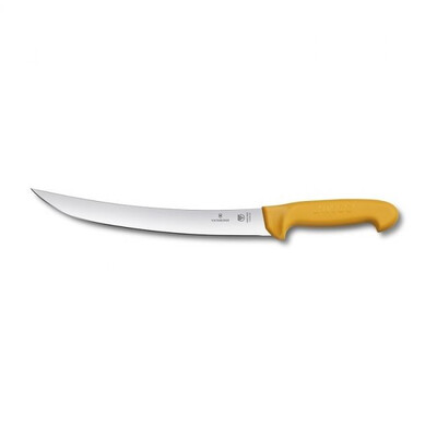 Професионален нож Swibo®, касапски, извито, твърдо острие, 26 см