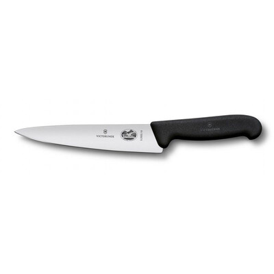 Кухненски нож Victorinox Fibrox универсален, 190 мм, черен