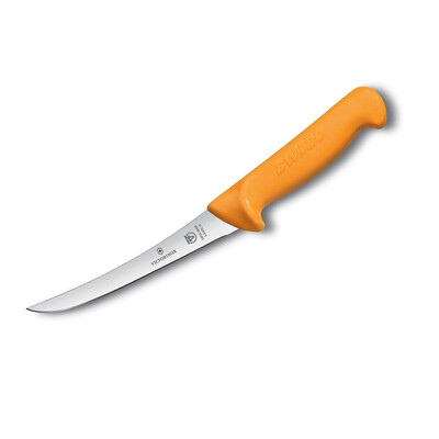 Професионален нож Swibo® за обезкостяване, извит, твърдо острие, 16 см
