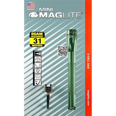 Фенер Mini MAGLITE® 2-Cell AAA т.зелен, блистер