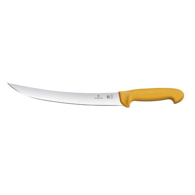 Професионален нож Swibo®, касапски, извито, твърдо острие, 22 см