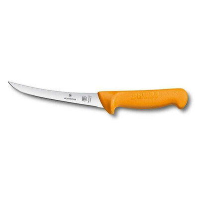 Професионален нож Swibo® за обезкостяване, извит, твърдо острие, 13см