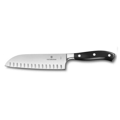 Кухненски кован нож Victorinox Grand Maitre Santoku Forged с улеи, 17 см