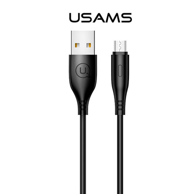 Кабел Usams U18 Round Micro USB 1м, черен