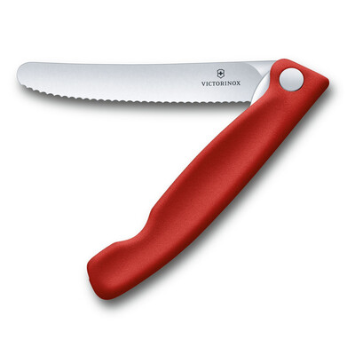 Кухненски сгъваем нож Victorinox Swiss Classic, 11см, червен