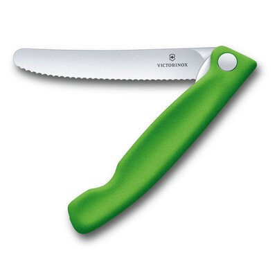 Кухненски сгъваем нож Victorinox Swiss Classic, 11см, зелен
