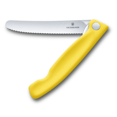 Кухненски сгъваем нож Victorinox Swiss Classic, 11 см, жълт