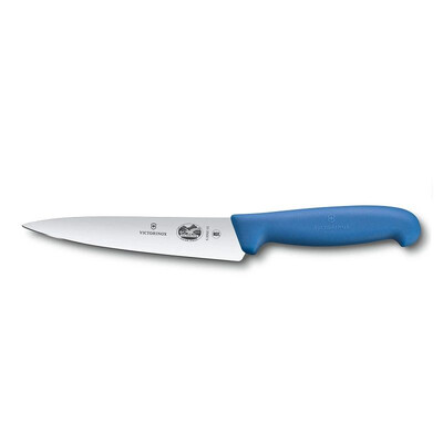 Кухненски нож Victorinox Fibrox универсален, 15 см, син