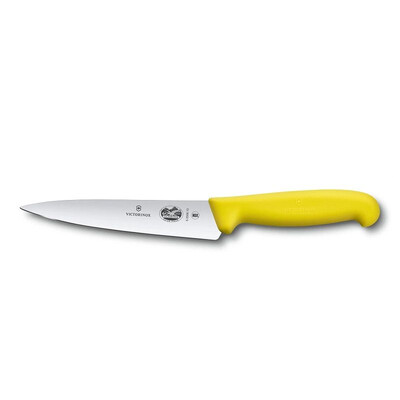Кухненски нож Victorinox Fibrox универсален, 15 см, жълт
