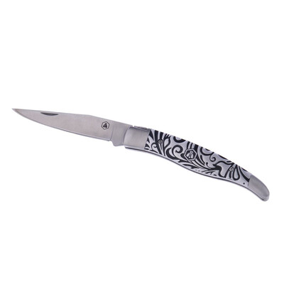 Сгъваем нож LAGUIOLE FOLDABLE KNIFE WITH LEAVES PATTERN