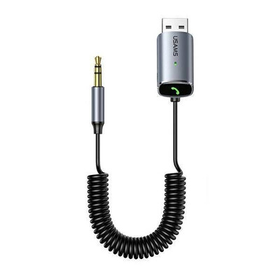 Безжичен BT5.0 аудио приемник за кола от алуминиева сплав Usams SJ504