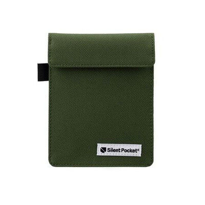 Калъф/протектор за автомобилен ключ (за автомобили с безключово запалване) Silent Pocket, зелен