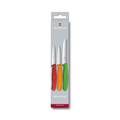 Комплект Victorinox Swiss Classic, три цветни ножа