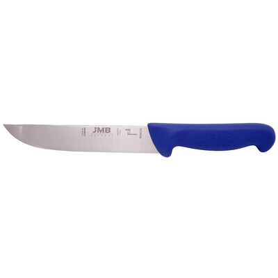 Нож JMB за обезкостяване H2-grip, твърдо, право острие, 15см, син