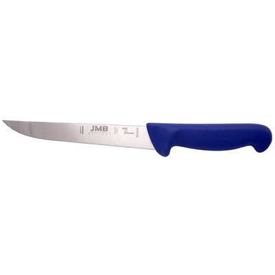 Нож JMB за обезкостяване H2-grip, прав, твърд, син