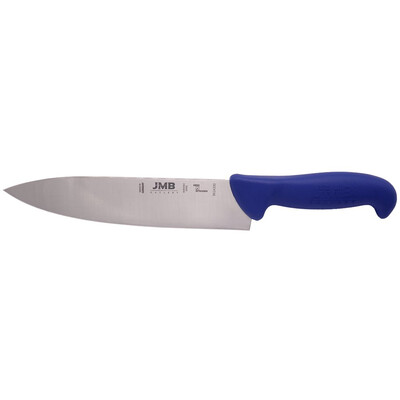 Нож JMB на Главния готвач H1-GRIP, право, твърдо острие, 20 см, син