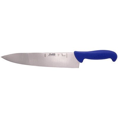 Нож JMB на Главния готвач, H1-GRIP, твърд, прав, син