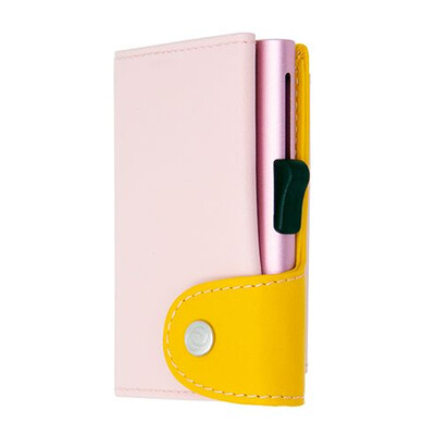 Картодържател C-SECURE XL с портфейл и монетник, Blush/ Saffron/ Rose Gold cardholder