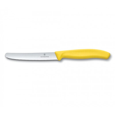Нож за домати  Victorinox Swiss Classic 11 см., назъбено острие, жълт