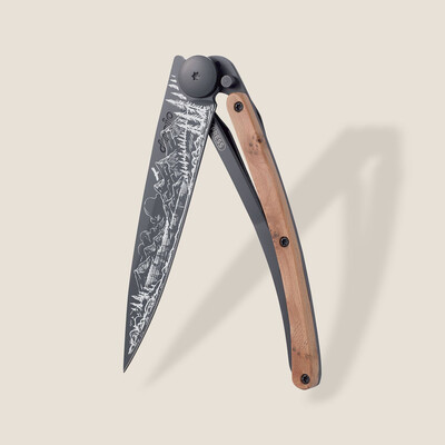 Джобен нож Deejo 37g, Juniper wood / Mountain