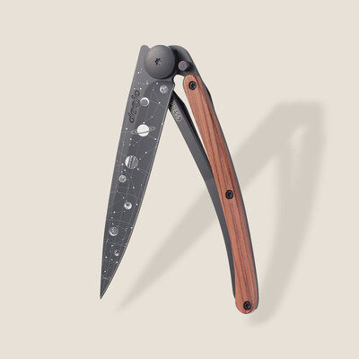 Джобен нож Deejo 37g, Coral wood / Astro