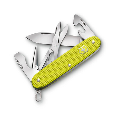 Швейцарски джобен нож Victorinox Pioneer X Alox Limited Edition 2023 Electric Yellow