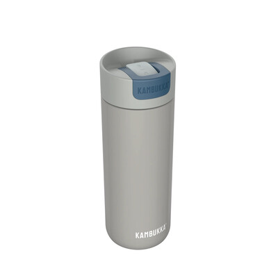 Термочаша ​от неръждаема стомана Kambukka Olympus с термокапак Snapclean®, 500 мл, Serious Grey