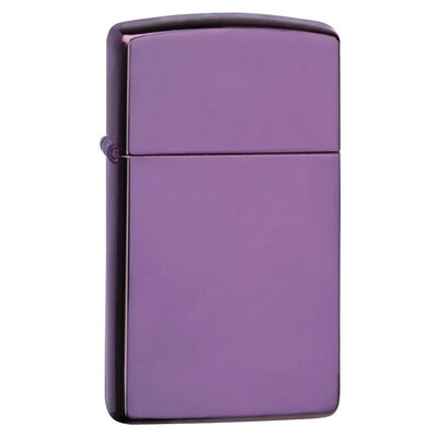 Запалка Zippo 28124 - Slim® High Polish Purple
