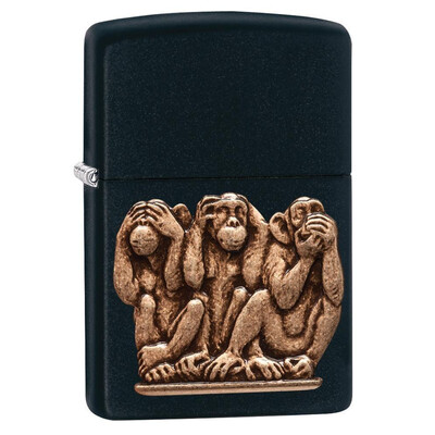 Запалка Zippo 29409 - Three Monkeys