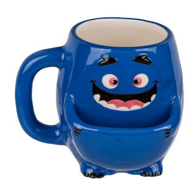 Керамична чаша Cokie Cudler blue Monster 400 мл