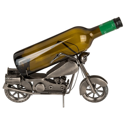 Метална поставка за вино Motorbike III