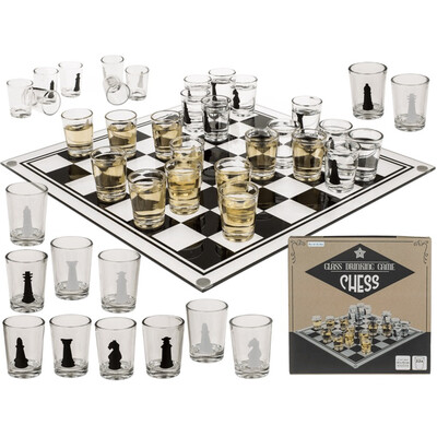 Настолна игра Chess Glass Drinking Game - шах