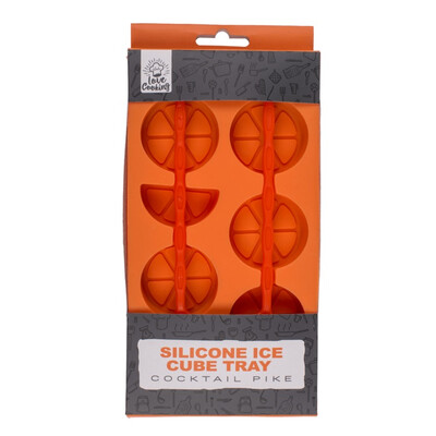 Силиконова форма за лед Cocktail pike, оранжева