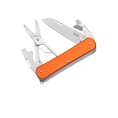 Джобен нож Fox Knives Vulpis 130-F4 Aluminum Orange